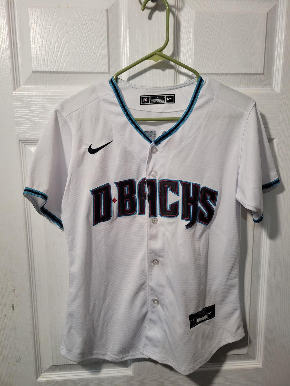 Womans Nike Arizona Diamondbacks white jersey